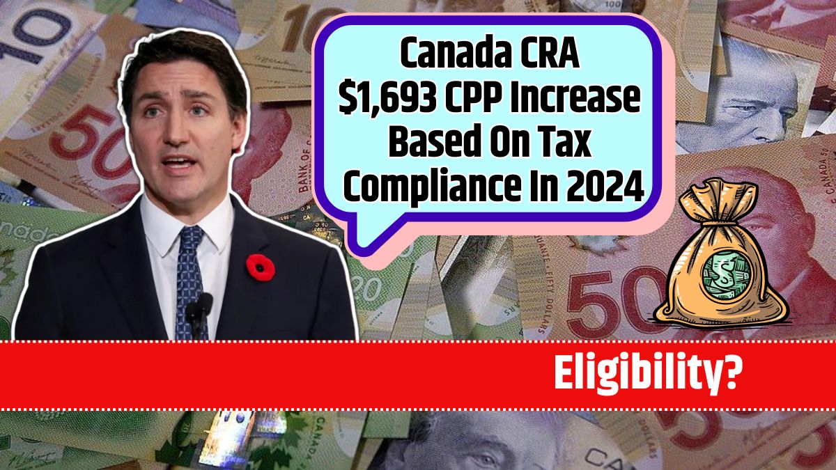 Canada CRA $1,693 CPP Increase Based On Tax Compliance In 2024