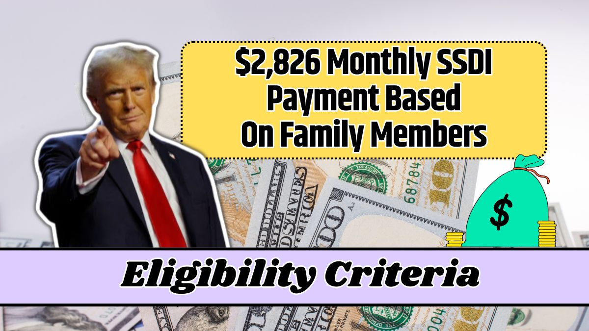 $2,826 Monthly SSDI Payment Based On Family Members