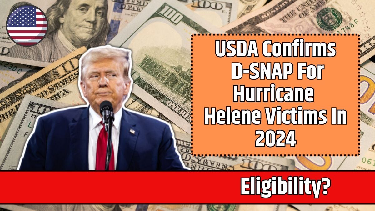 USDA Confirms D-SNAP For Hurricane Helene Victims In 2024